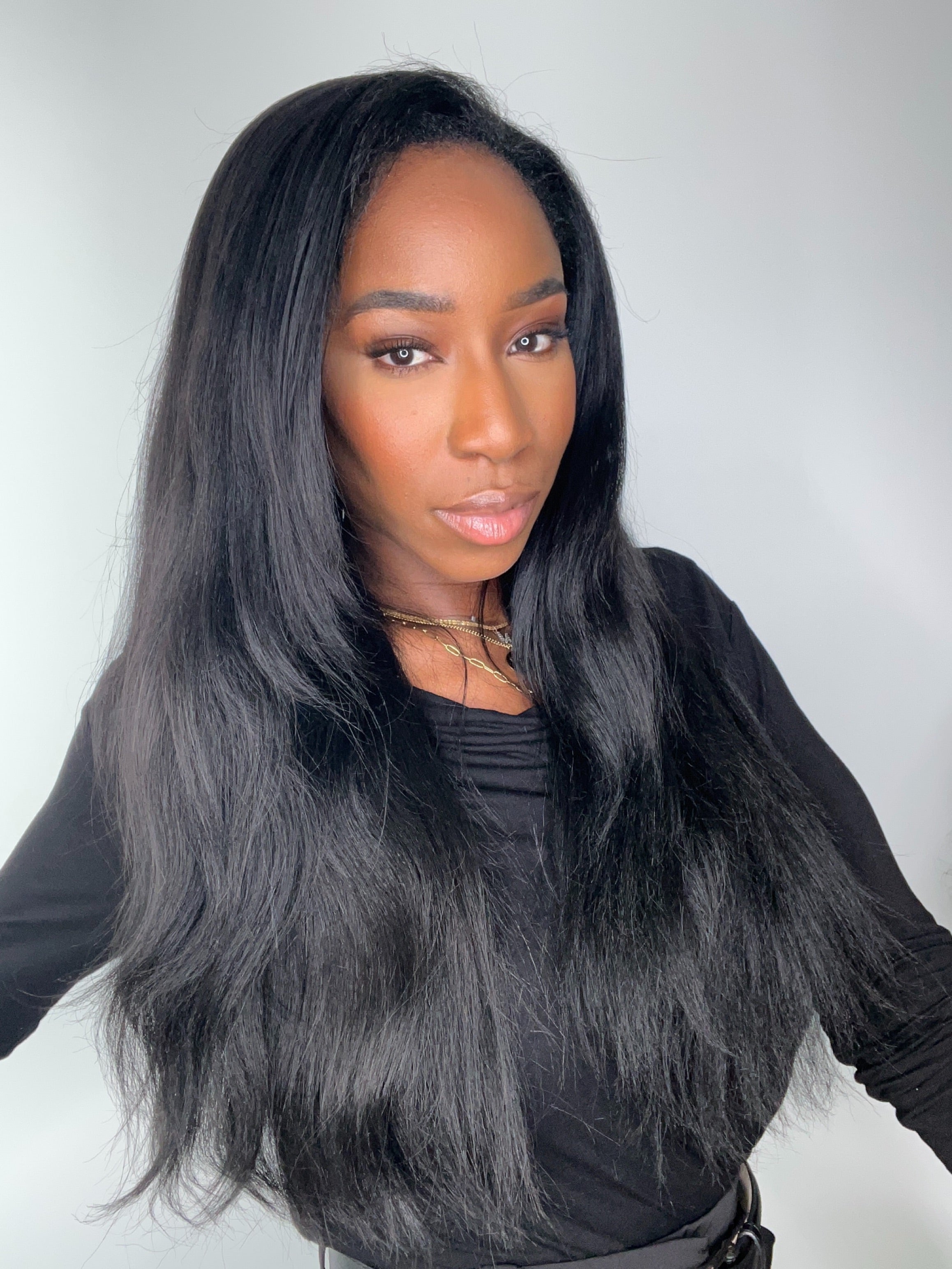 YARA - yaki straight Half Wig