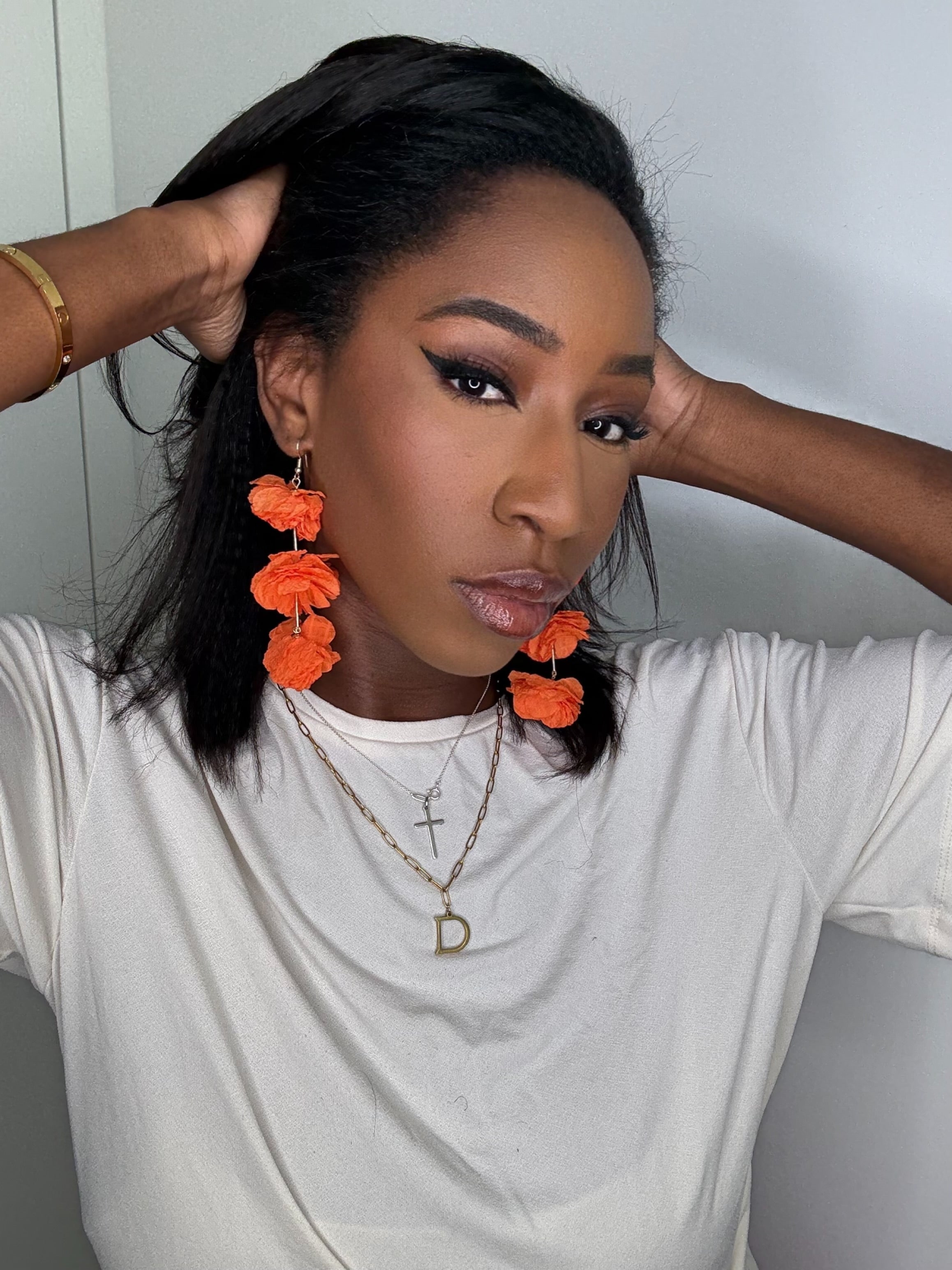 Light Kinky Straight 14’ (Half Wig)