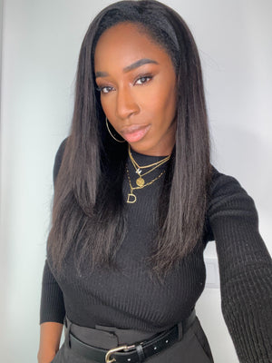 YARA - yaki straight Half Wig