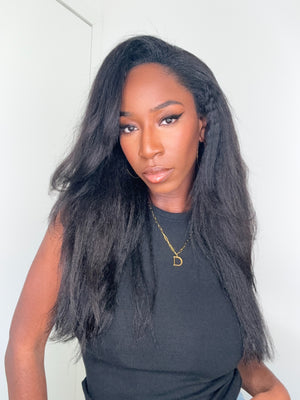 IMANY – Kinky straight Half wig