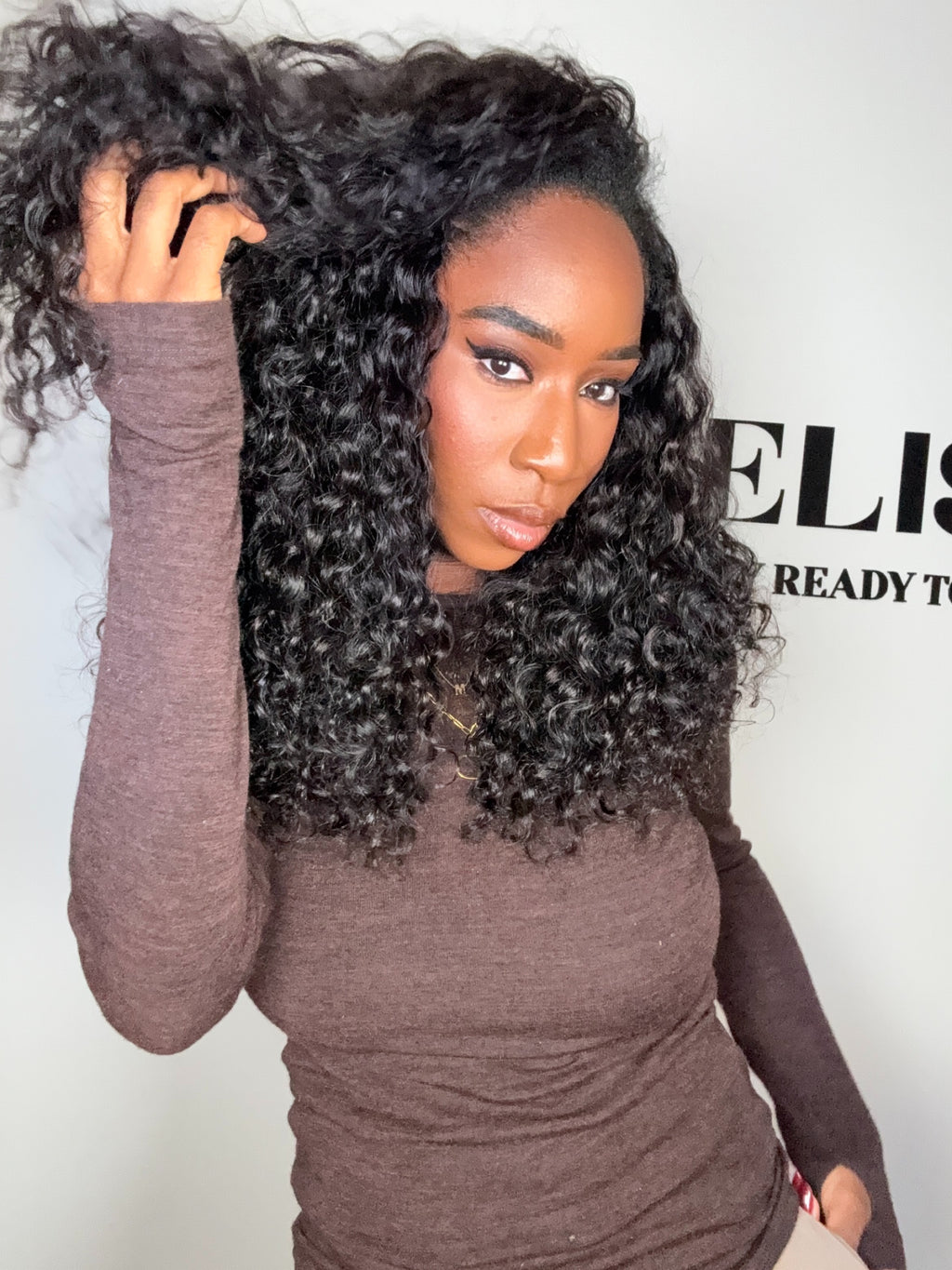 THE SIA Half Wig - 3b curly - Précommande