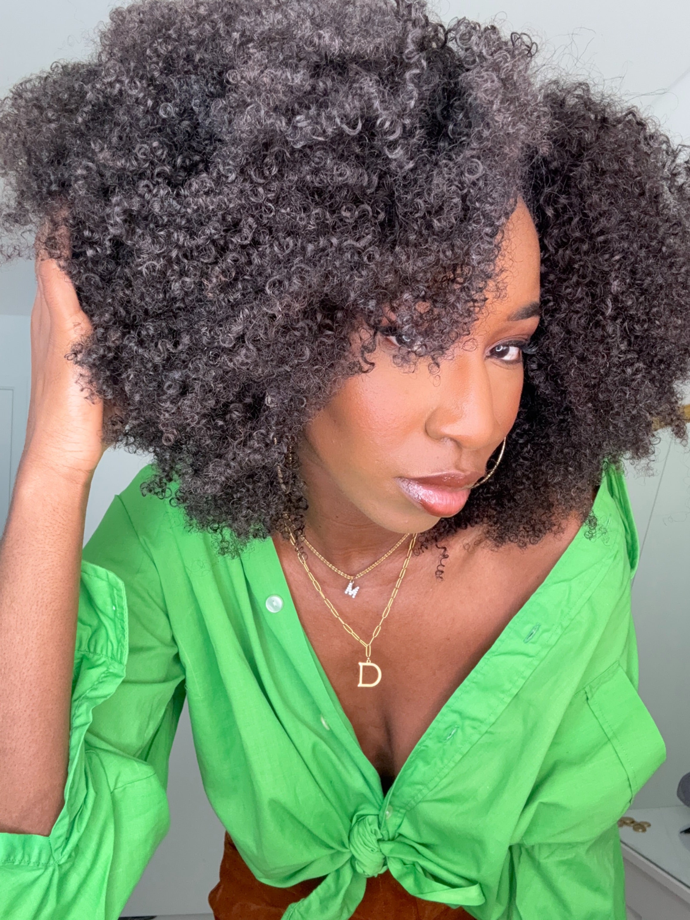 THE CROWN ( Afro Kinky 4C ) - Half Wig