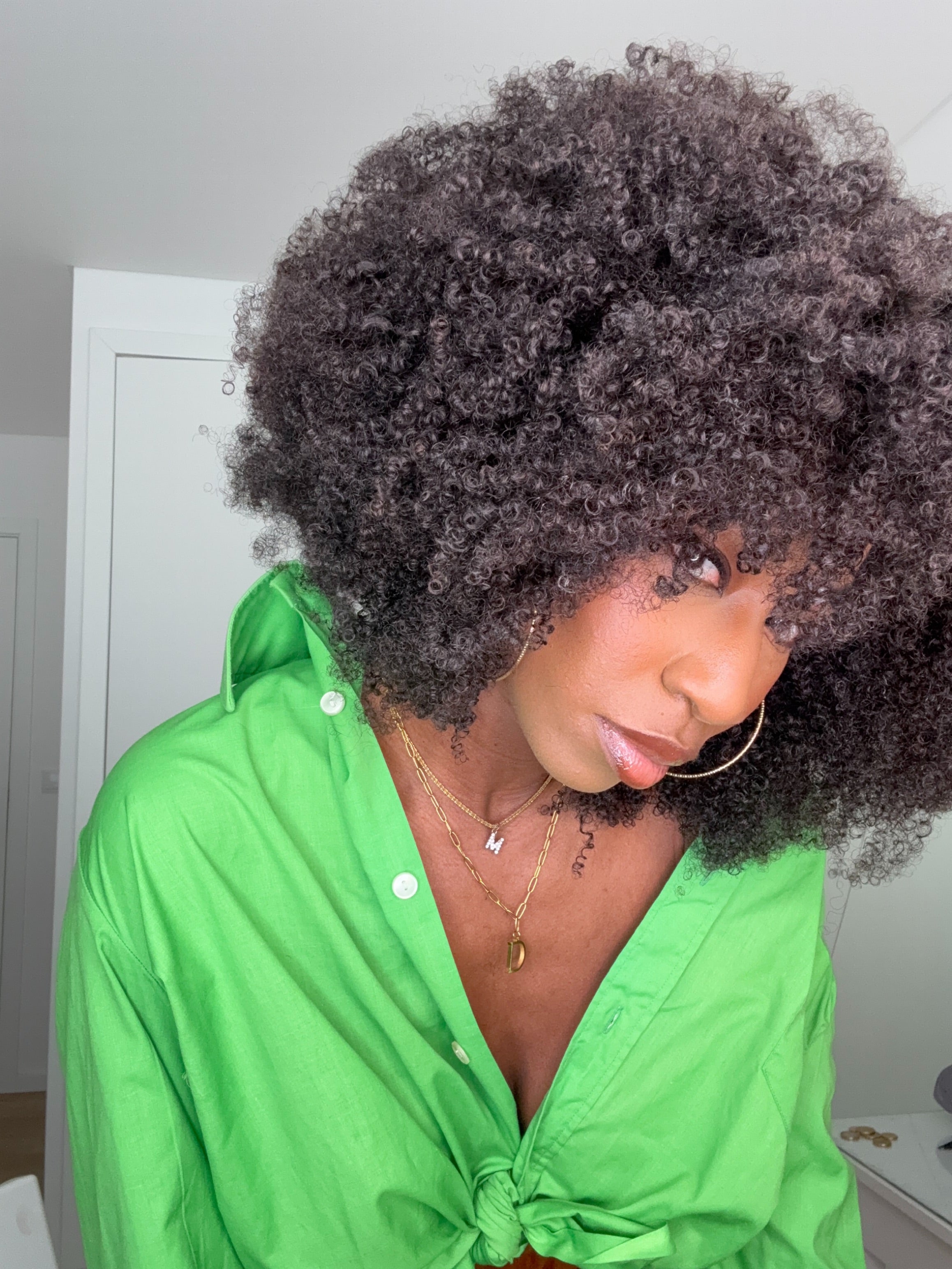 THE CROWN ( Afro Kinky 4C ) - Half Wig