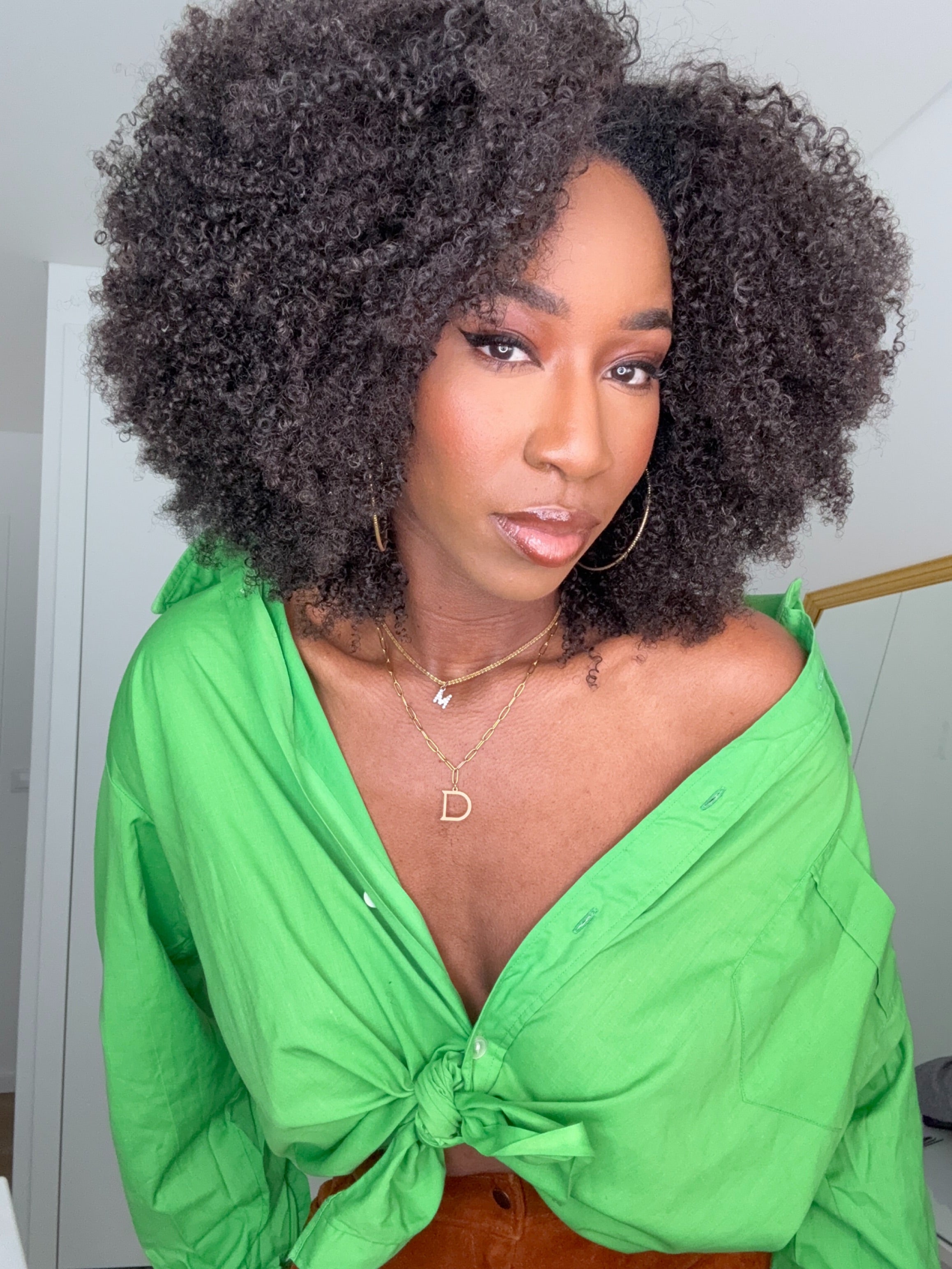 THE CROWN ( Afro Kinky 4C ) - Half Wig