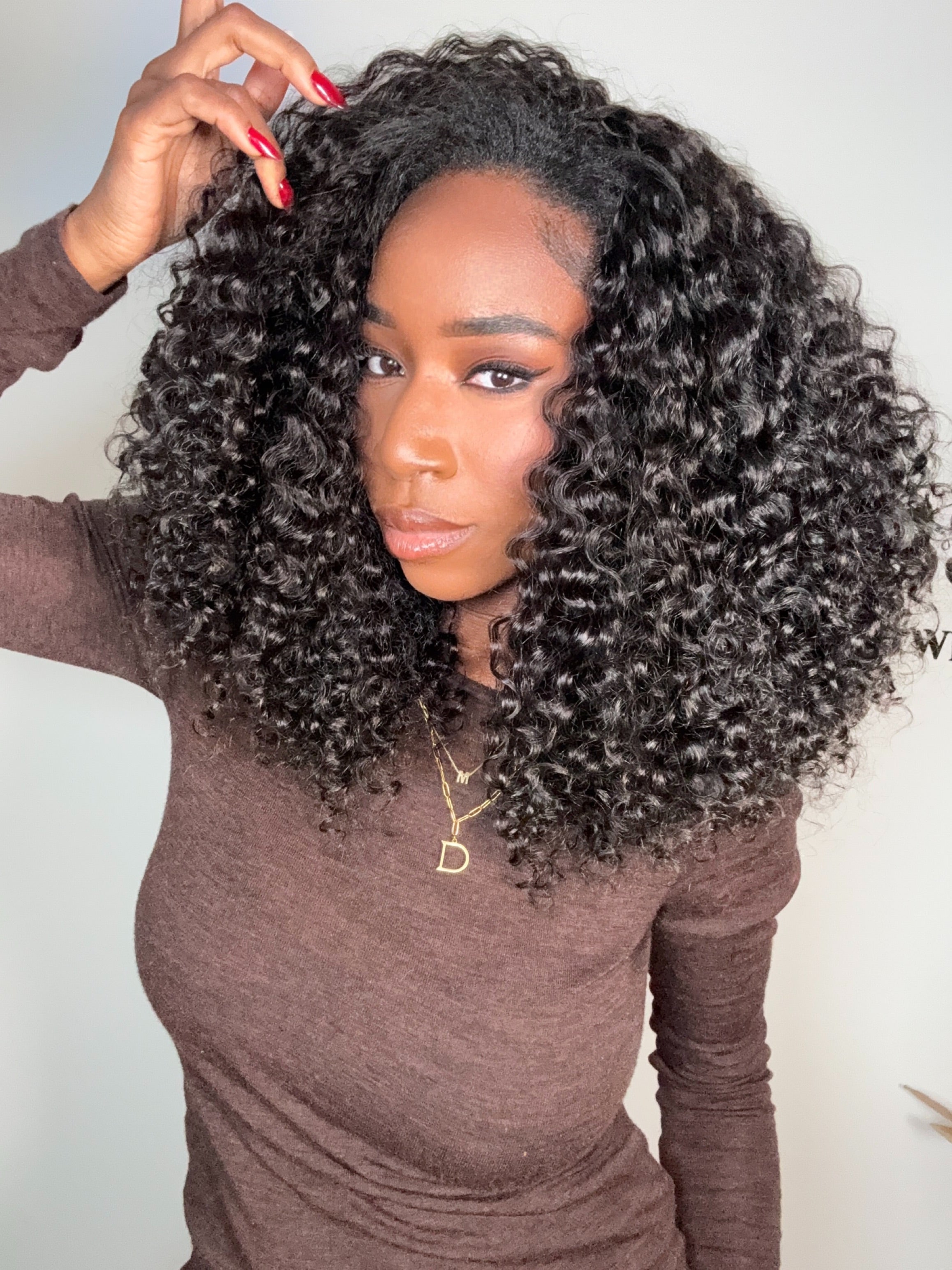 THE SUKY Half Wig - 3c Big pixie curly - Précommande
