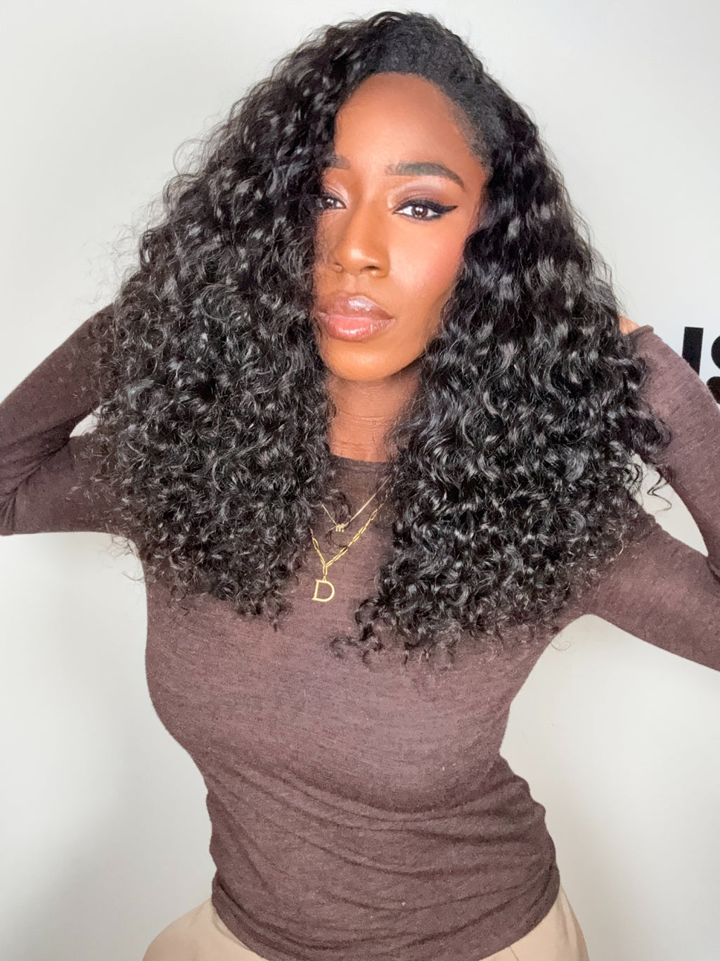 THE SIA Half Wig - 3b curly - Précommande