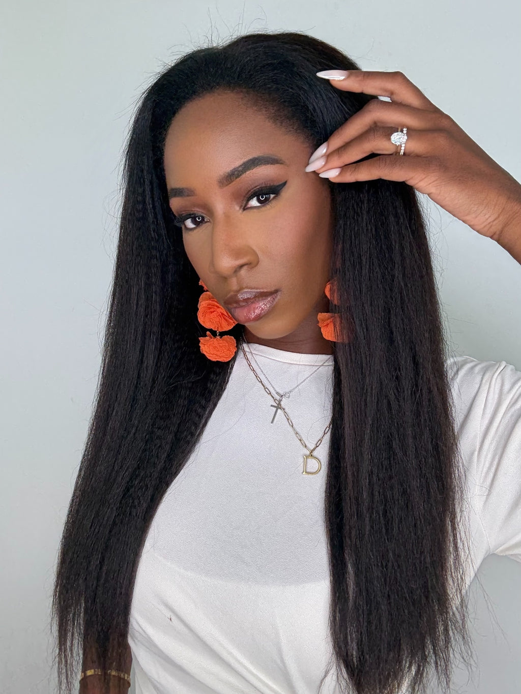 Light Kinky Straight 20’ (Half Wig)