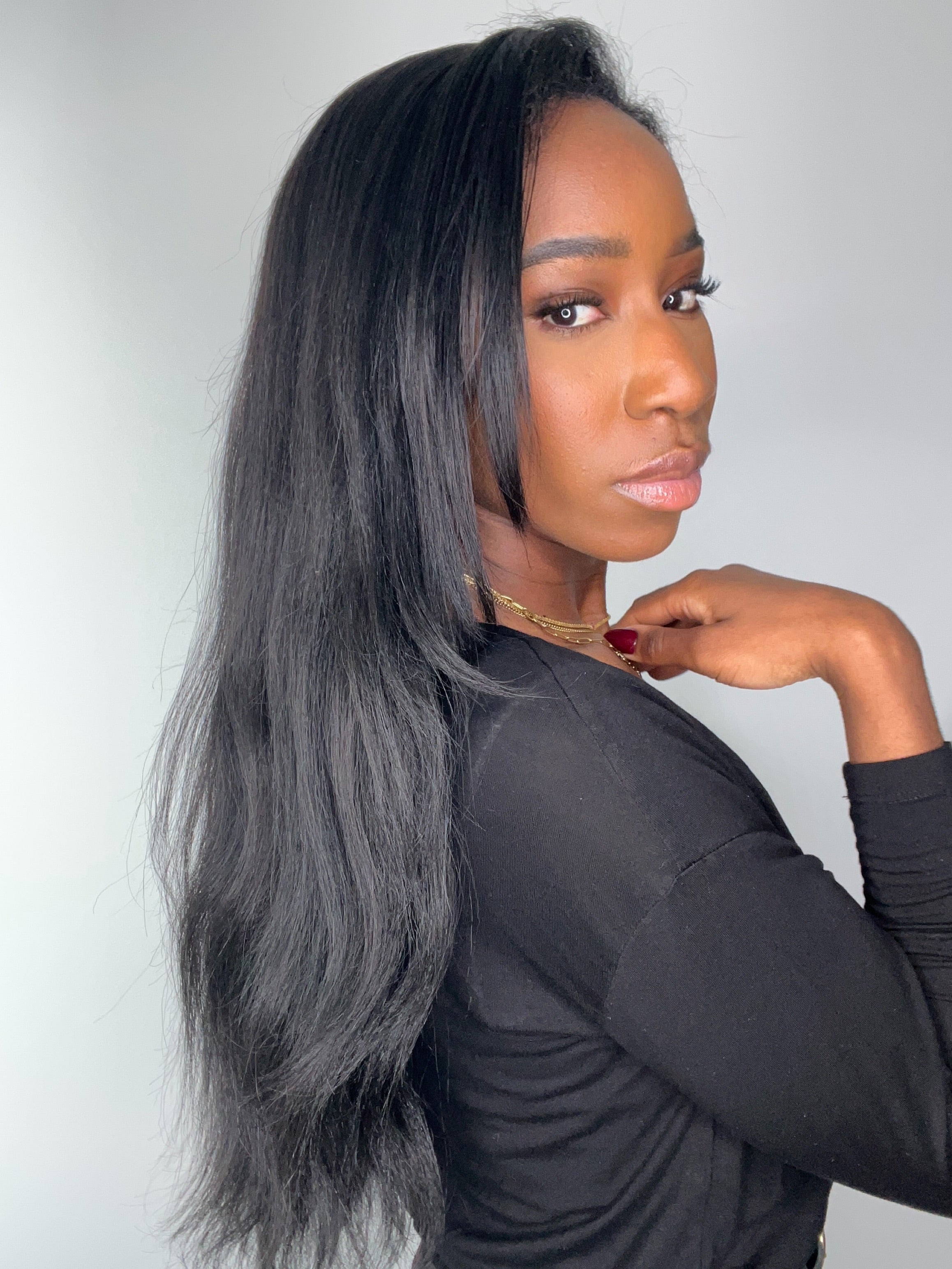 YARA - yaki straight Half Wig