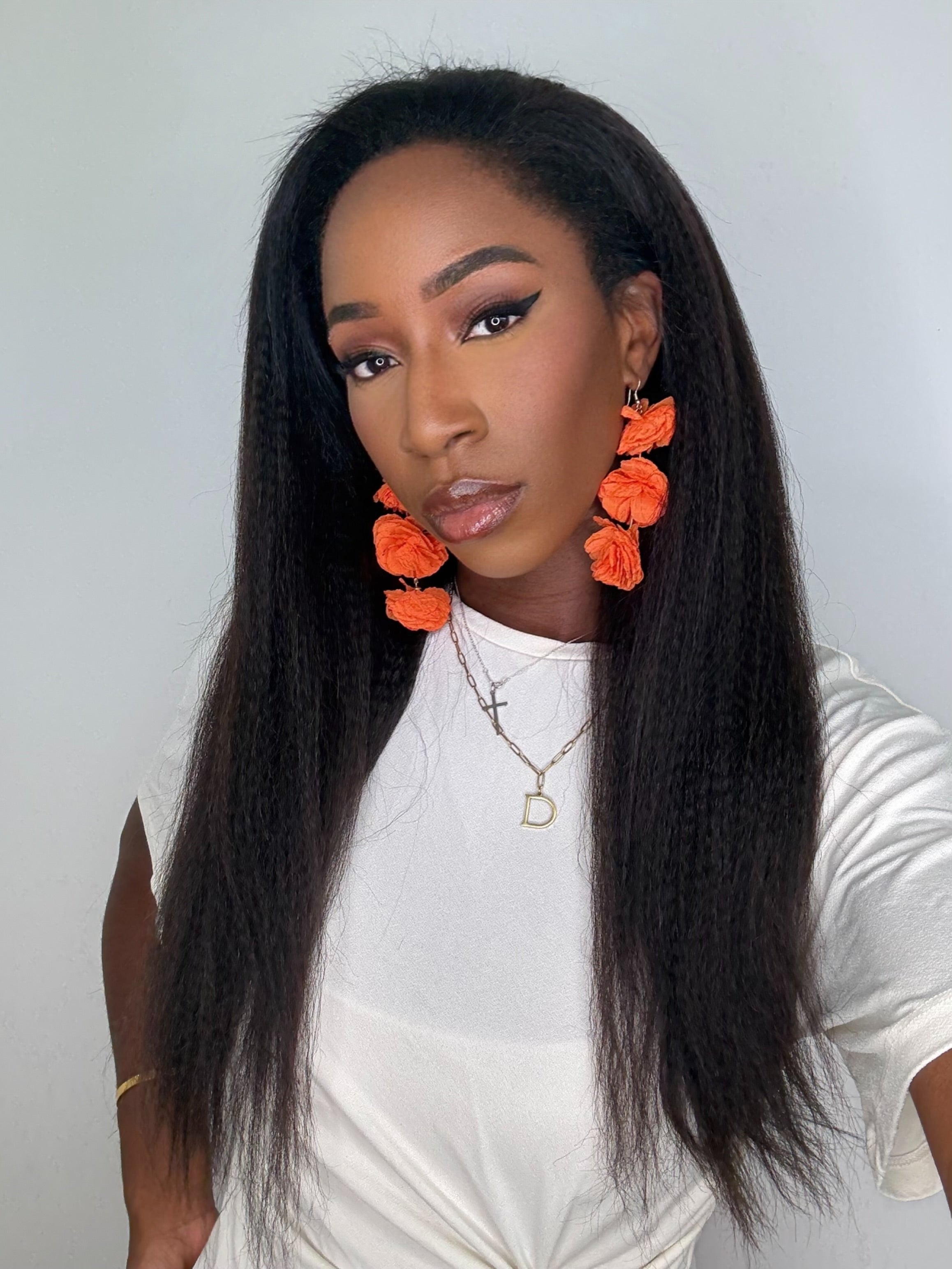 Light Kinky Straight 20’ (Half Wig)