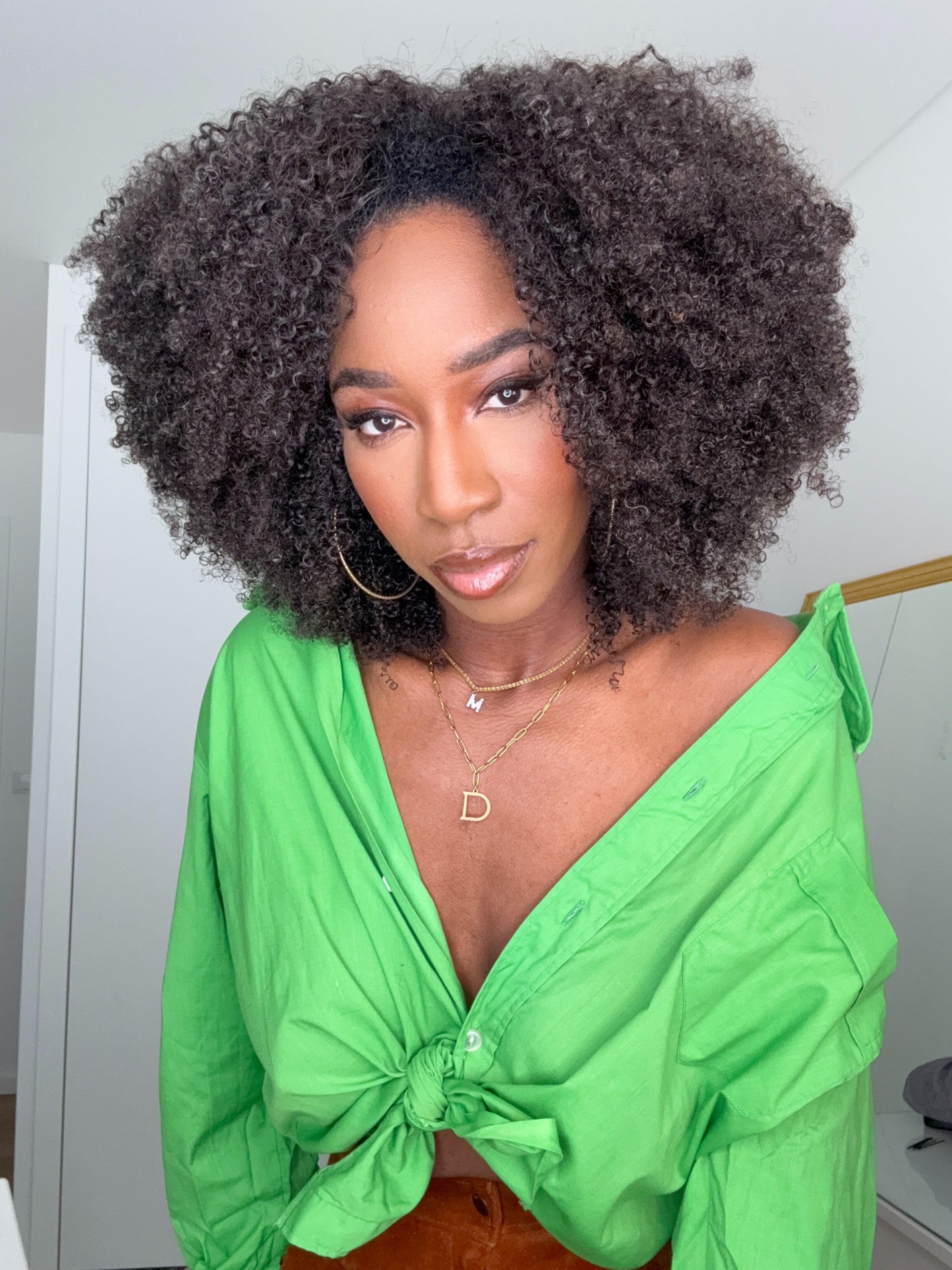 THE CROWN ( Afro Kinky 4C ) - Half Wig