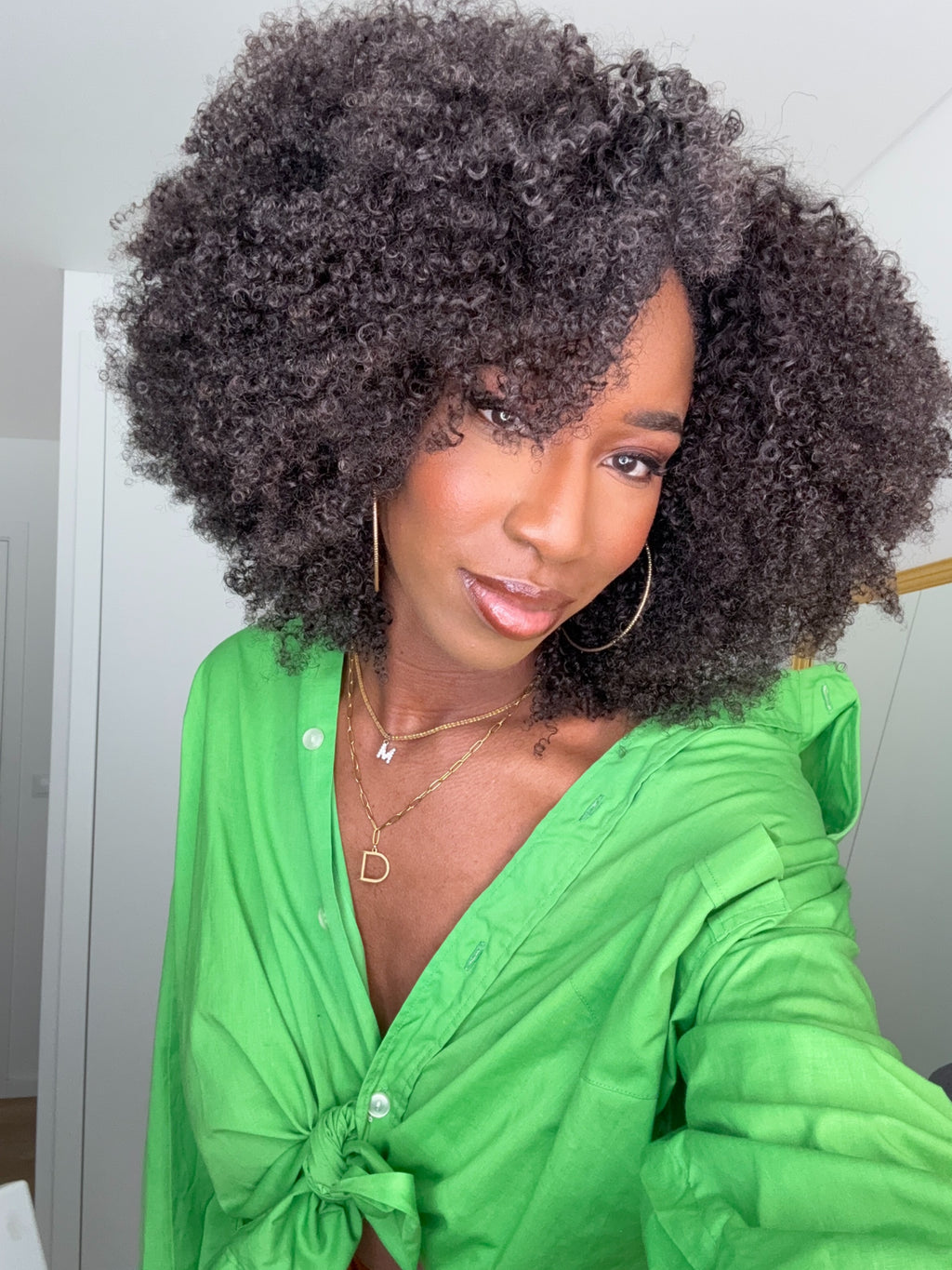 THE CROWN ( Afro Kinky 4C ) - Half Wig