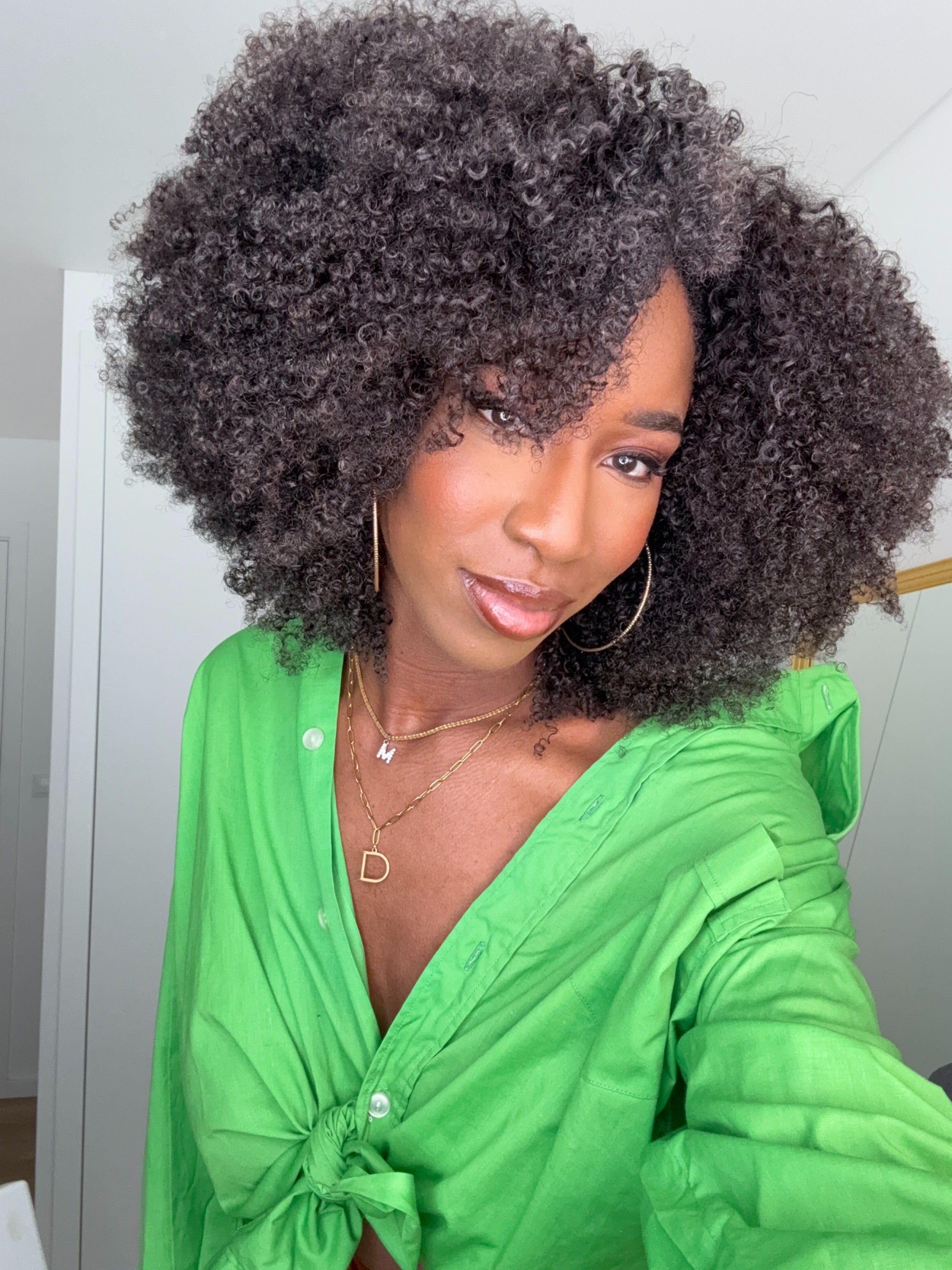 THE CROWN ( Afro Kinky 4C ) - Half Wig